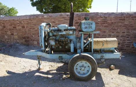 Old diesel generator